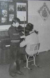 An der Musikschule Senftenberg 1982